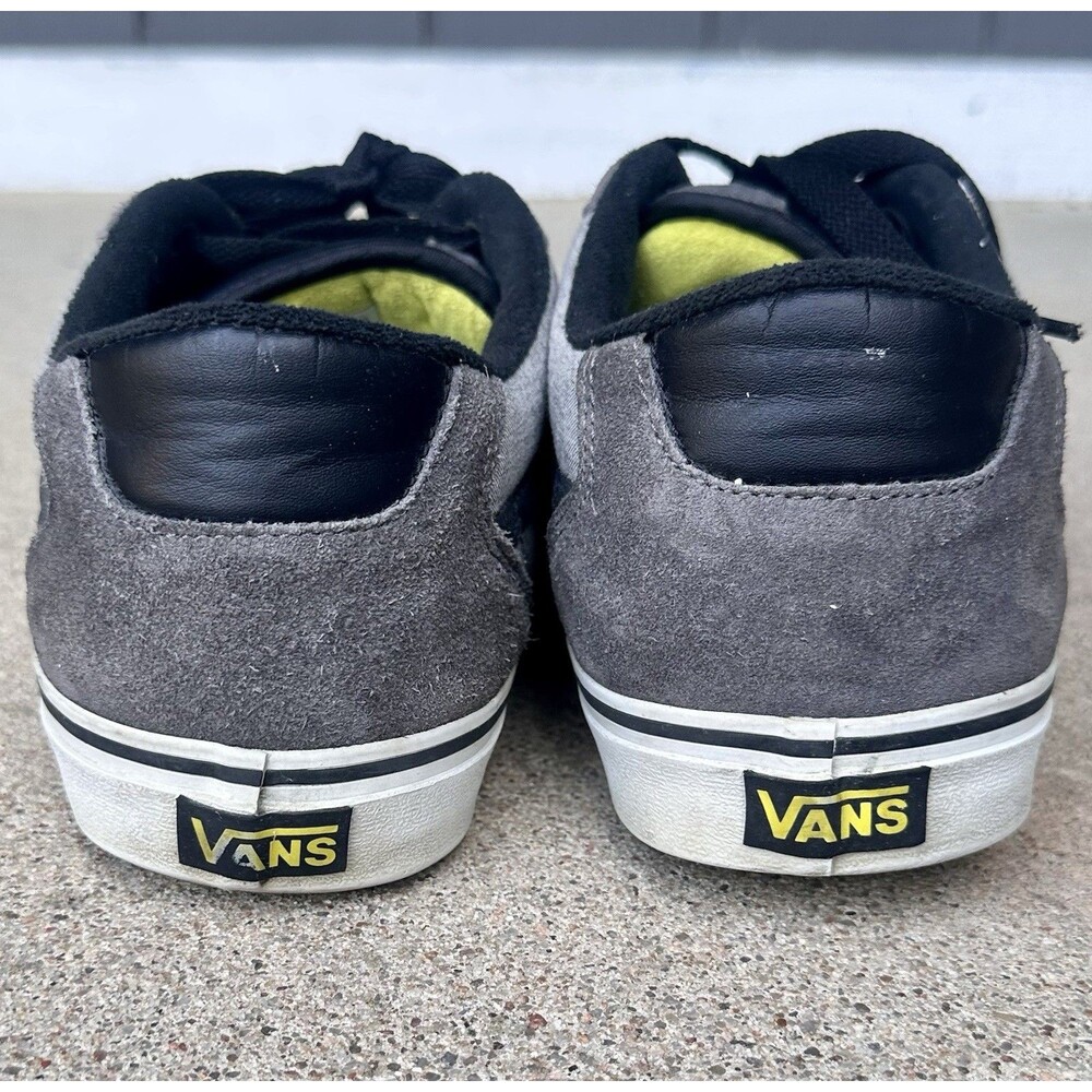 Vans Camden Deluxe Men’s Canvas Lace-Up Sneakers Gray/Black US 11 EU 44.5 - Picture 3 of 10